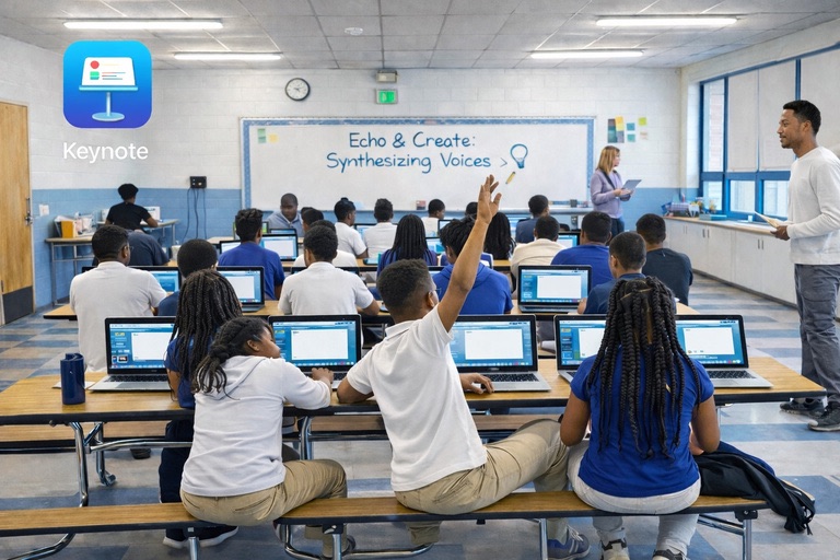 Echo & Create: Synthesizing Voices Through AI classroom project
